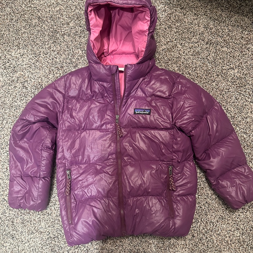 Patagonia Kids Purple Puffer Jacket